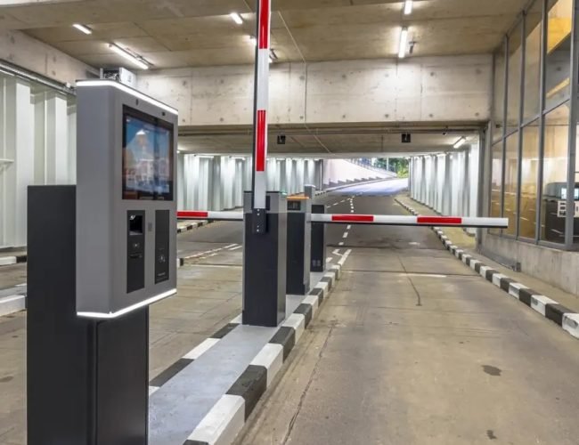 Parking barrier installation